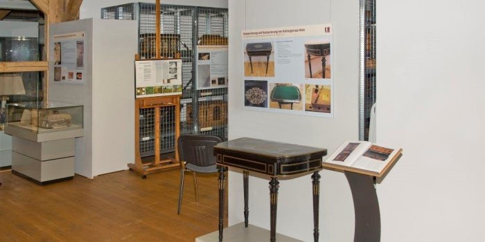 Foto: Ausstellung im Benaryspeicher © Stadtverwaltung Erfurt, D. Urban Ausschnitt aus der Ausstellung im Benary Speicher während der Denkmaltage 2016