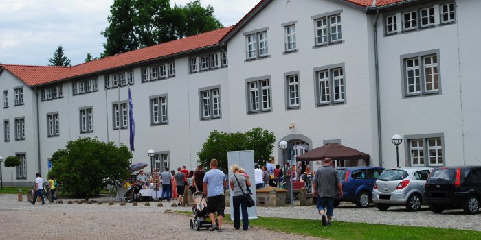 Foto: Die Außenstelle der Stasi-Unterlagen-Behörde auf dem Petersberg © BStU Außenstelle Erfurt Das Gebäude der Außenstelle der Stasi-Unterlagen-Behörde auf dem Petersberg
