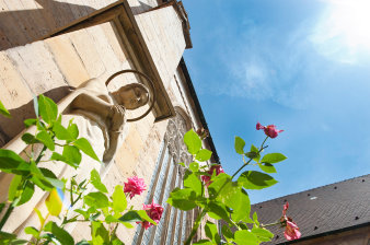 Foto: Dom: Figur an Außenfassade © Universität Erfurt Figur an der Außenfassade des Doms