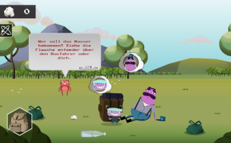 Grafik: Experimento-Game 3 © Fraunhofer IDMT Screenshot aus dem Videospiel
