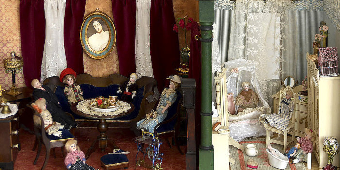 Foto: Puppenstubenmuseum © Erfurter Puppenstubenmuseum Einblick in die Ausstellung vom Puppenstubenmuseum