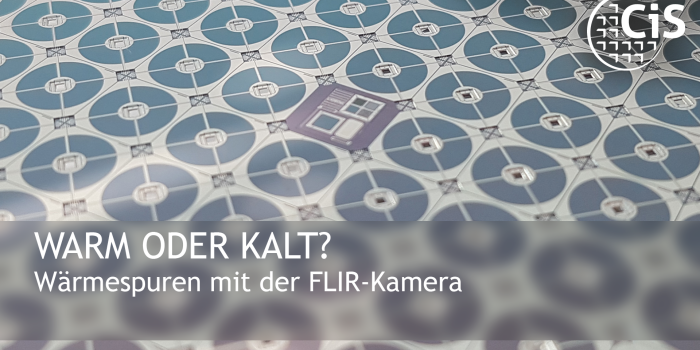 „Warm oder kalt?“ Wärmespuren mit der FLIR-Kamera