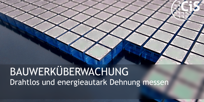 Bauwerksüberwachung – Drahtlos und energieautark Dehnung messen