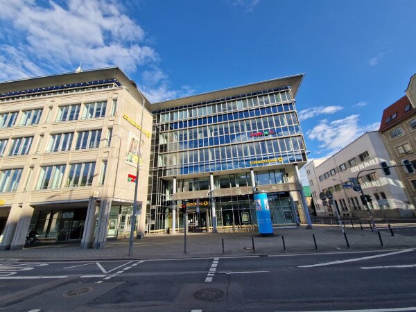 Außenansicht des FUNKE Gebäudes