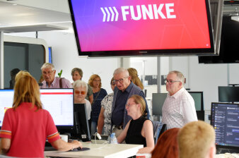 Redaktionsrundgang mit Austausch